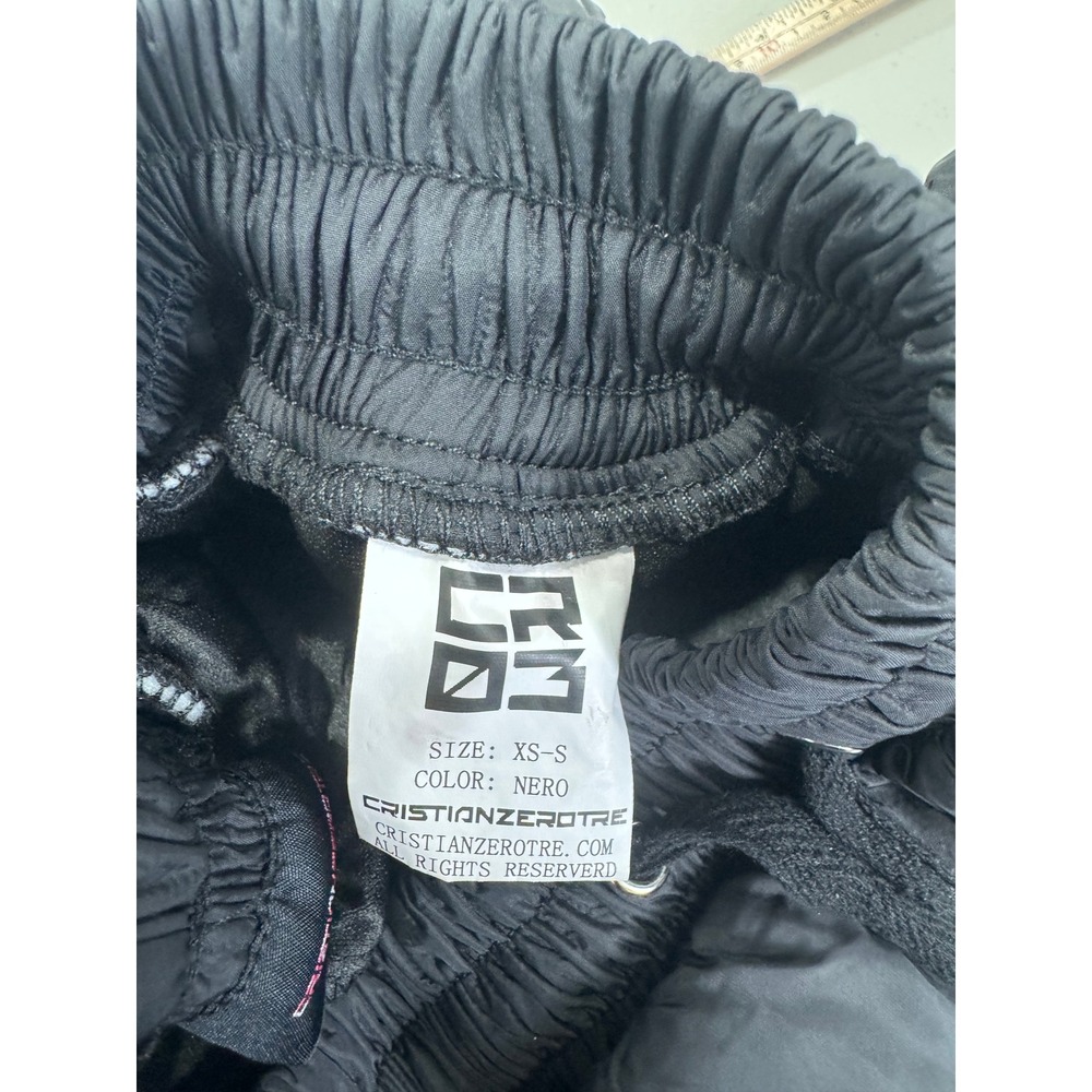Cristian Zerotre Women Black Puffer Pants CR03 Quilted Streetwear XS - Picture 5 of 8